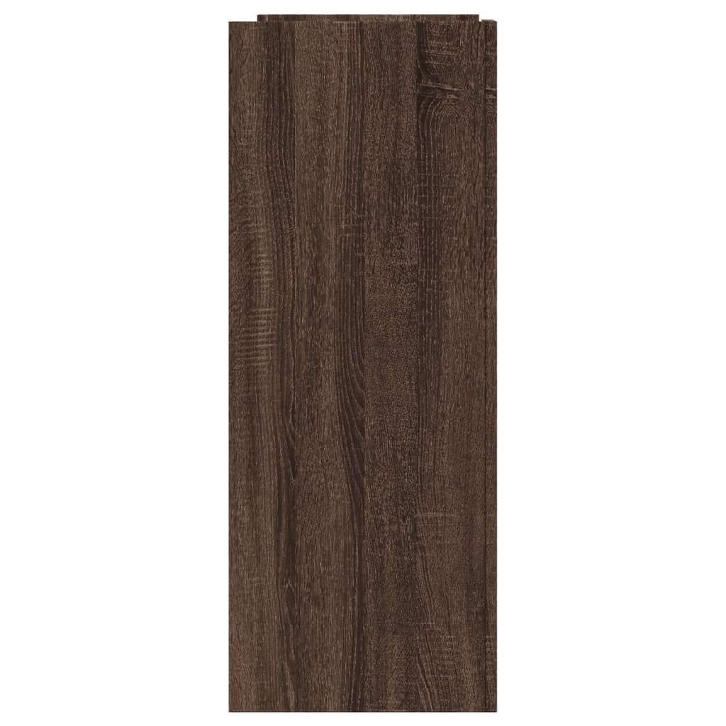 Tavolino Consolle Rovere Marrone 100x35x90 cm Legno Multistrato | homemem39