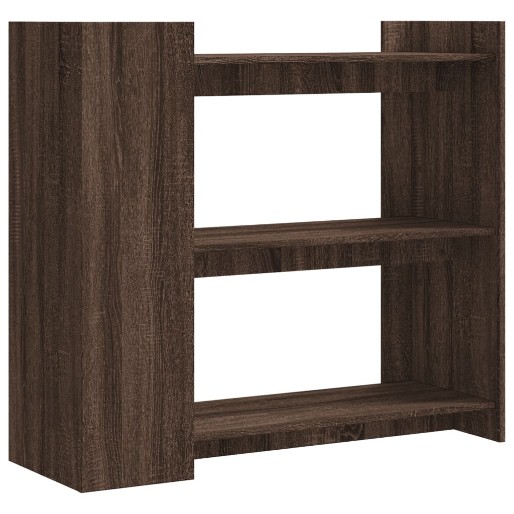 Tavolino Consolle Rovere Marrone 100x35x90 cm Legno Multistrato | homemem39