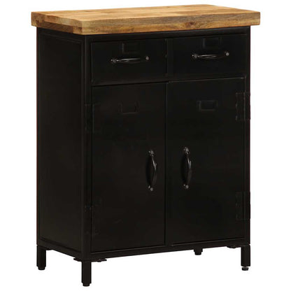 Credenza 55x30x71 cm in Legno Massello di Mango