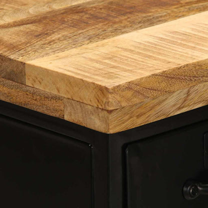 Credenza 55x30x71 cm in Legno Massello di Mango