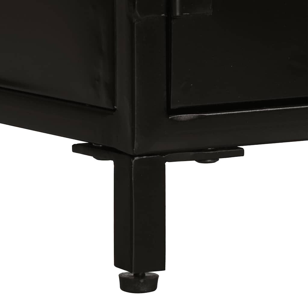 Credenza 55x30x71 cm in Legno Massello di Mango