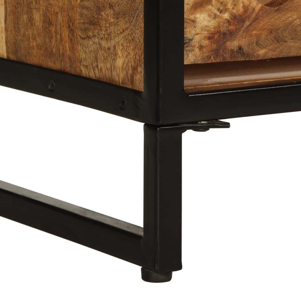 Portabottiglie per 9 Bottiglie 55x33x70 cm Legno Massello Mango - homemem39