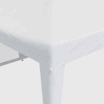 Tenda per Feste con 12 Pareti Laterali in Rete Bianco 8x4m HDPE | homemem39