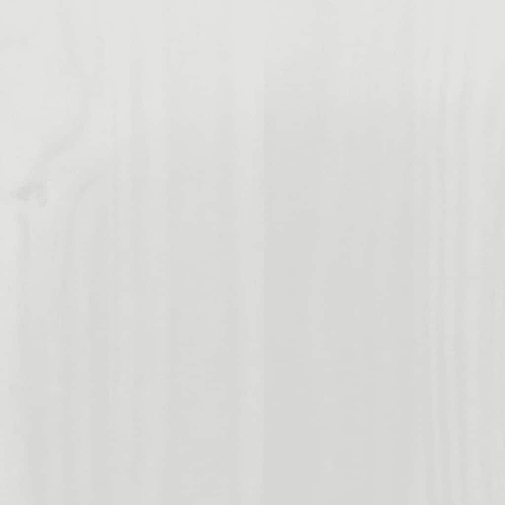 Armadio Corona Bianco 102x52x186 cm in Legno Massello di Pino