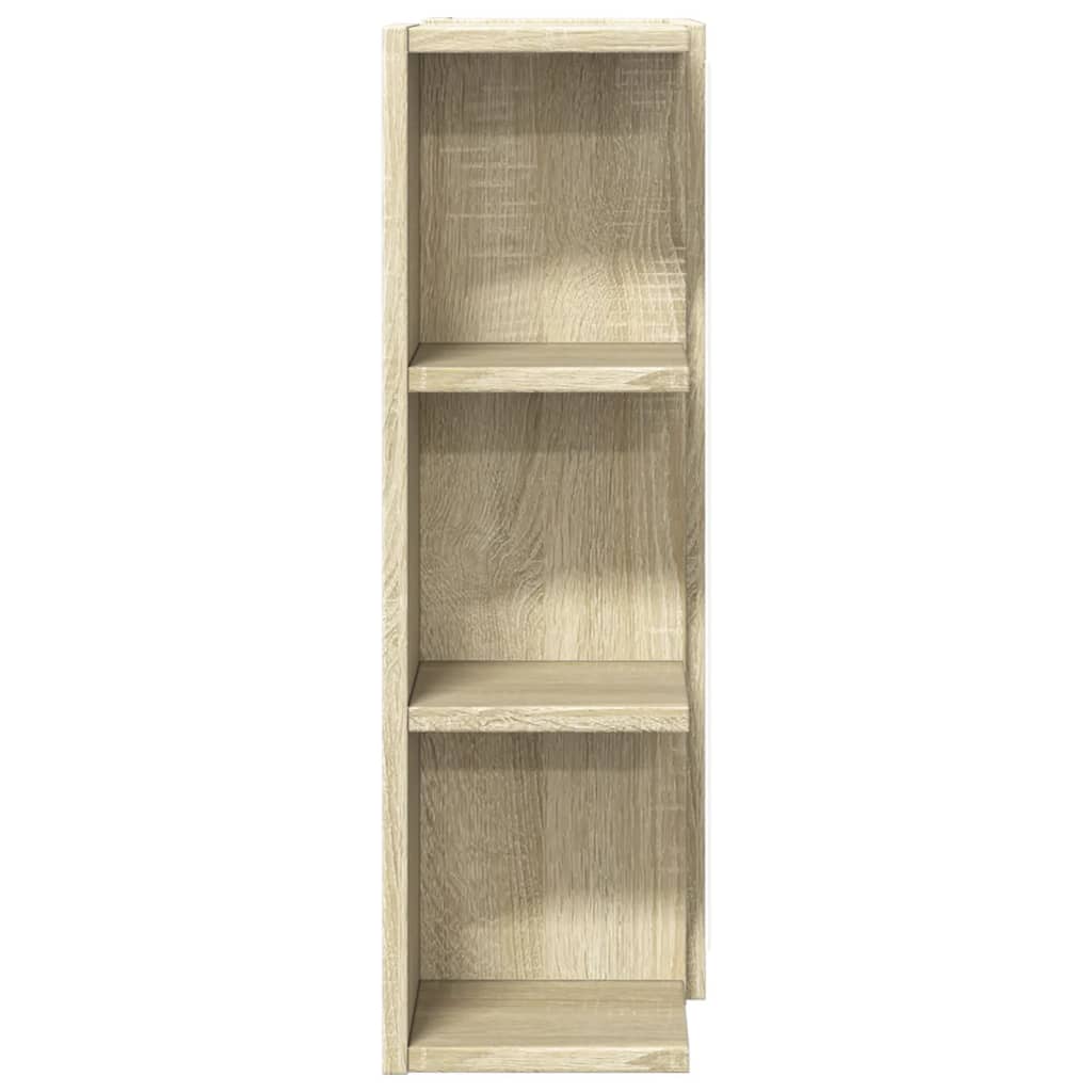 Mobile Bagno con Specchio Rovere Sonoma 80x20,5x64 Multistrato | homemem39