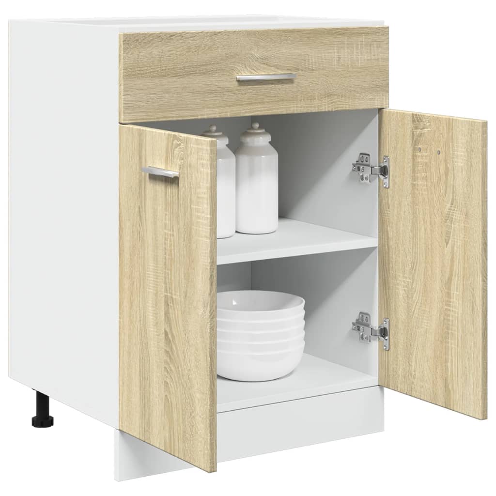 Armadio Inferiore Cassetto “Lyon” Rovere Sonoma 60x46x81,5