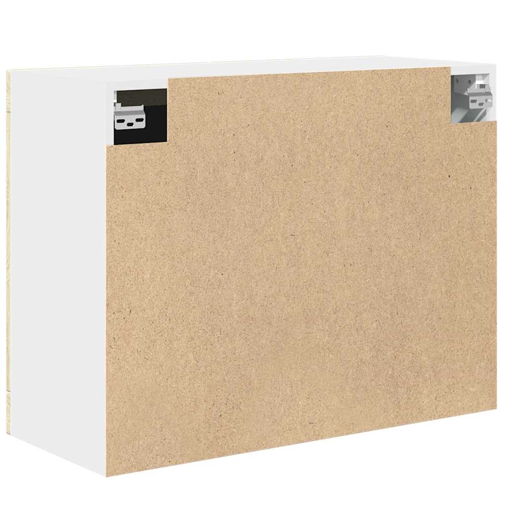 Mobile Pensile “Lyon” Vetro Rovere Sonoma 80x31x60cm | homemem39