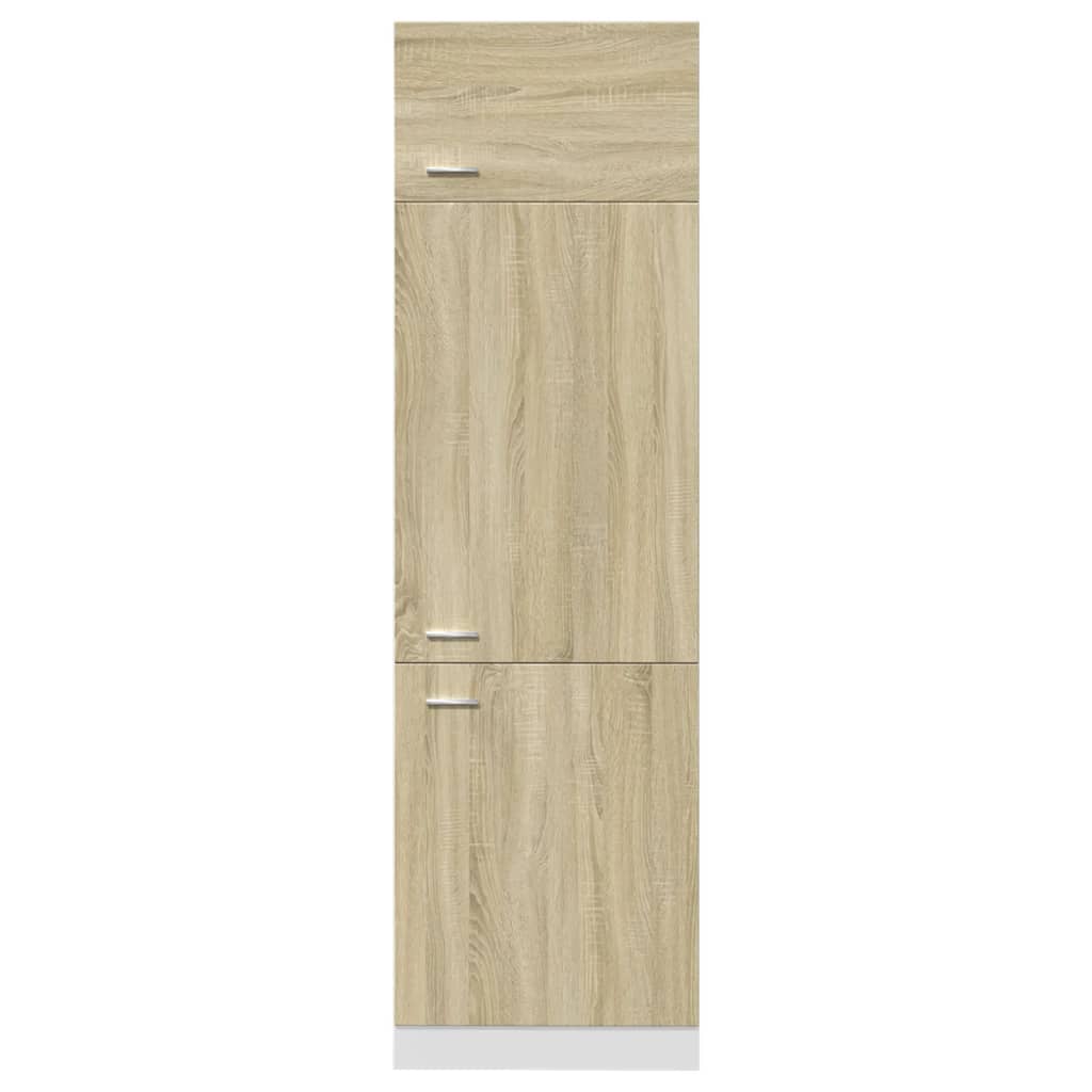 Mobile per Frigo “Lyon” Rovere Sonoma 60x57x207 cm | homemem39