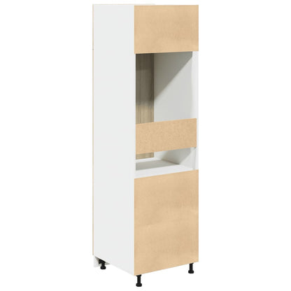 Mobile per Frigo “Lyon” Rovere Sonoma 60x57x207 cm | homemem39