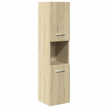 Mobile da Bagno Rovere Sonoma 30x30x130 cm in Legno Multistrato | homemem39