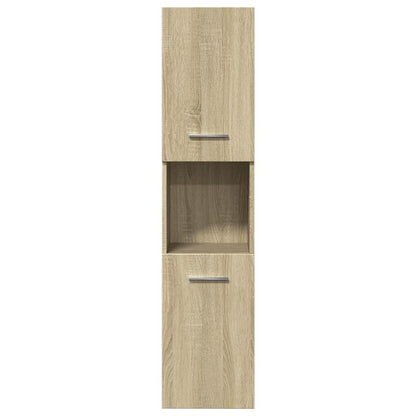 Mobile da Bagno Rovere Sonoma 30x30x130 cm in Legno Multistrato | homemem39