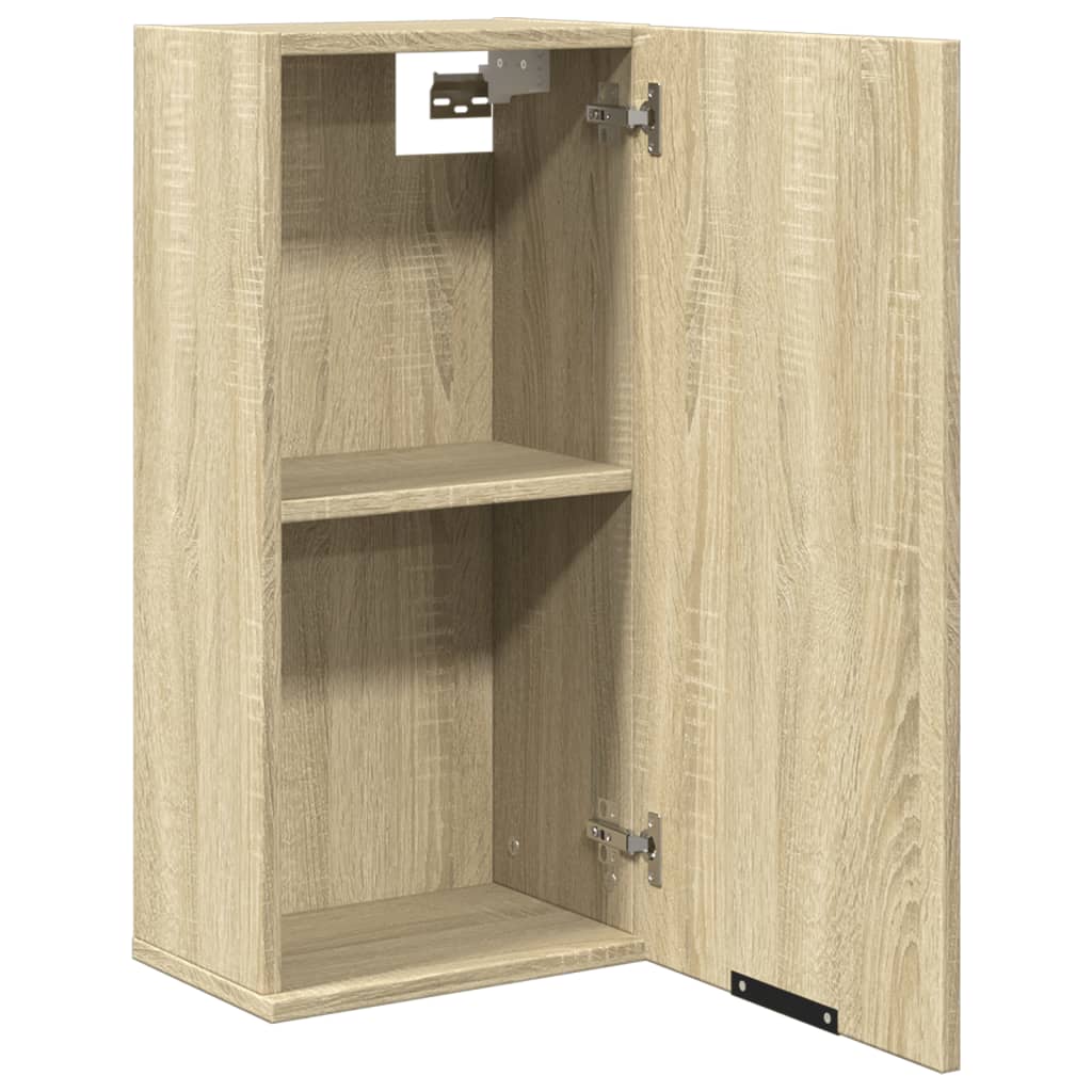 Mobile da Bagno a Parete Rovere Sonoma 32x20x67 cm | homemem39