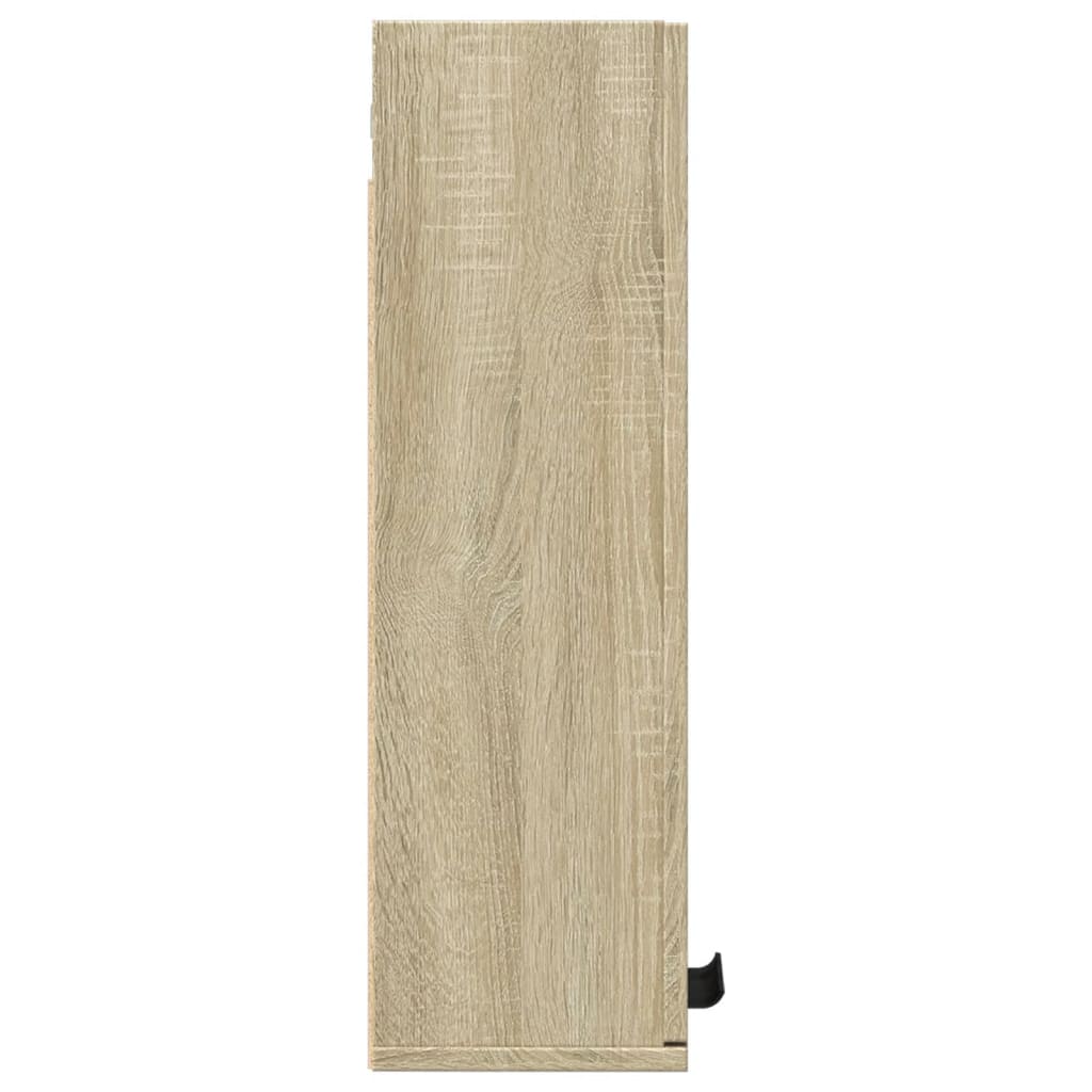 Mobile da Bagno a Parete Rovere Sonoma 32x20x67 cm
