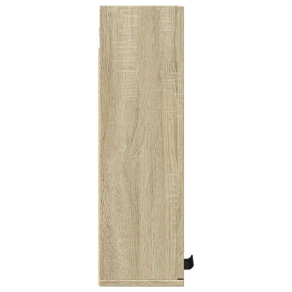 Mobile da Bagno a Parete Rovere Sonoma 32x20x67 cm