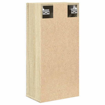 Mobile da Bagno a Parete Rovere Sonoma 32x20x67 cm