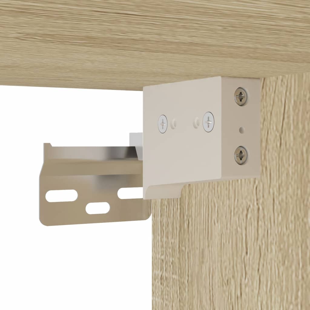 Mobile da Bagno a Parete Rovere Sonoma 32x20x67 cm | homemem39
