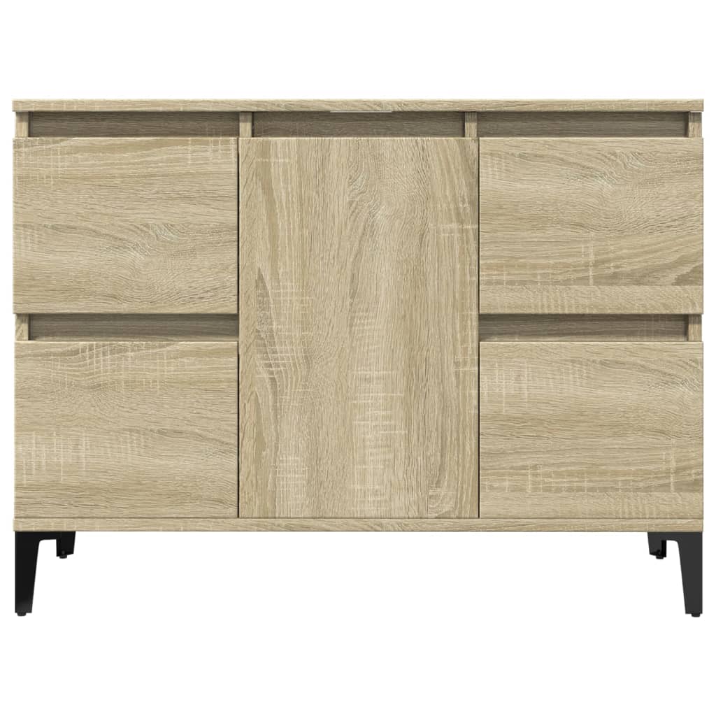 Mobile Lavabo Rovere Sonoma 80x33x60 cm in Legno Multistrato | homemem39