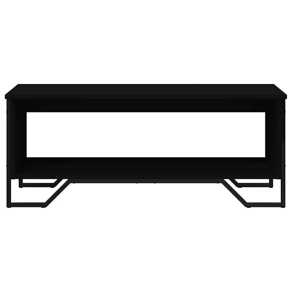 Tavolino da Salotto Nero 100x51x40 cm in Legno Multistrato | homemem39