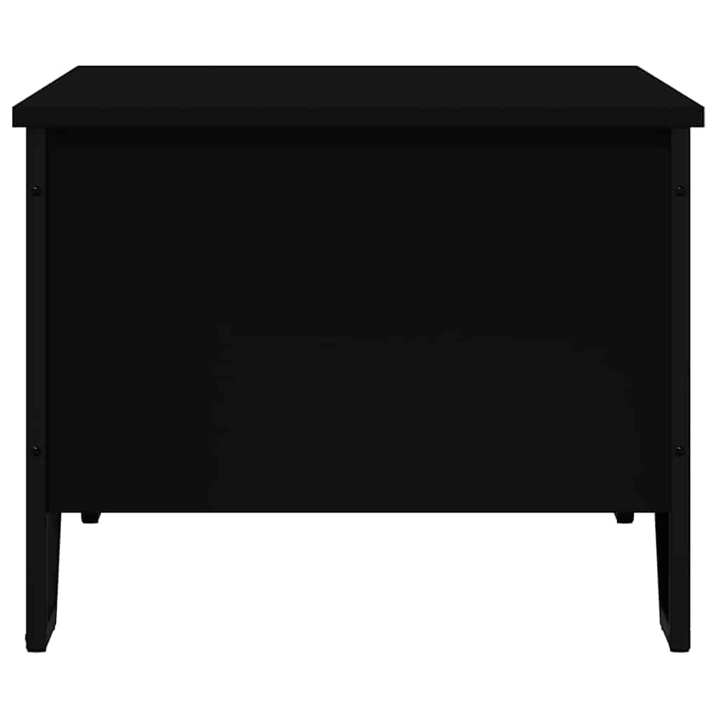 Tavolino da Salotto Nero 100x51x40 cm in Legno Multistrato