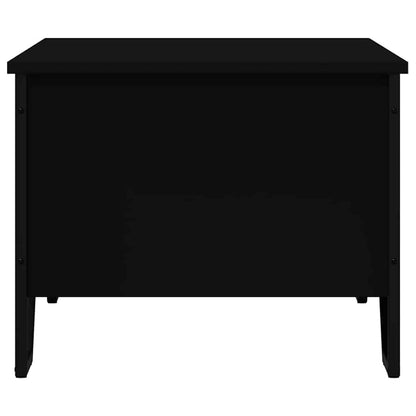 Tavolino da Salotto Nero 100x51x40 cm in Legno Multistrato