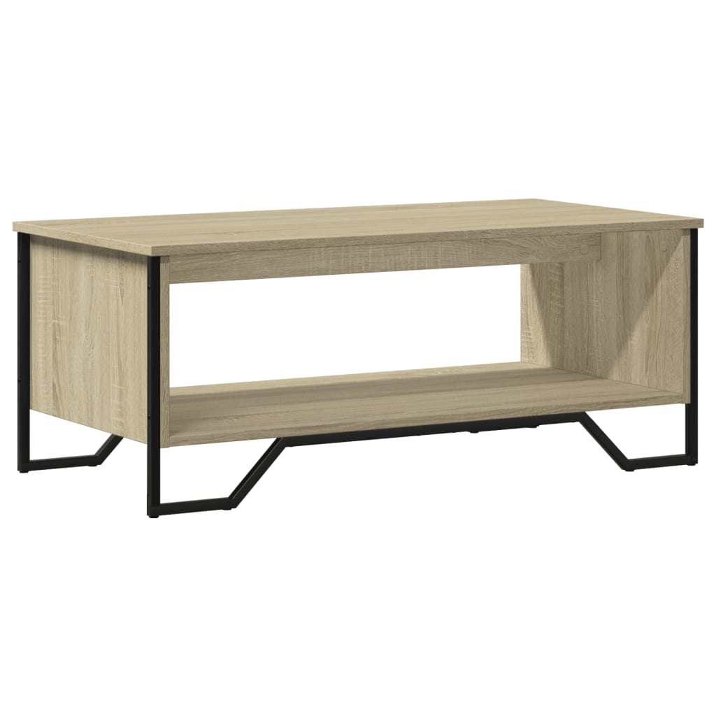 Tavolino da Salotto Rovere Sonoma 100x51x40cm Legno Multistrato | homemem39