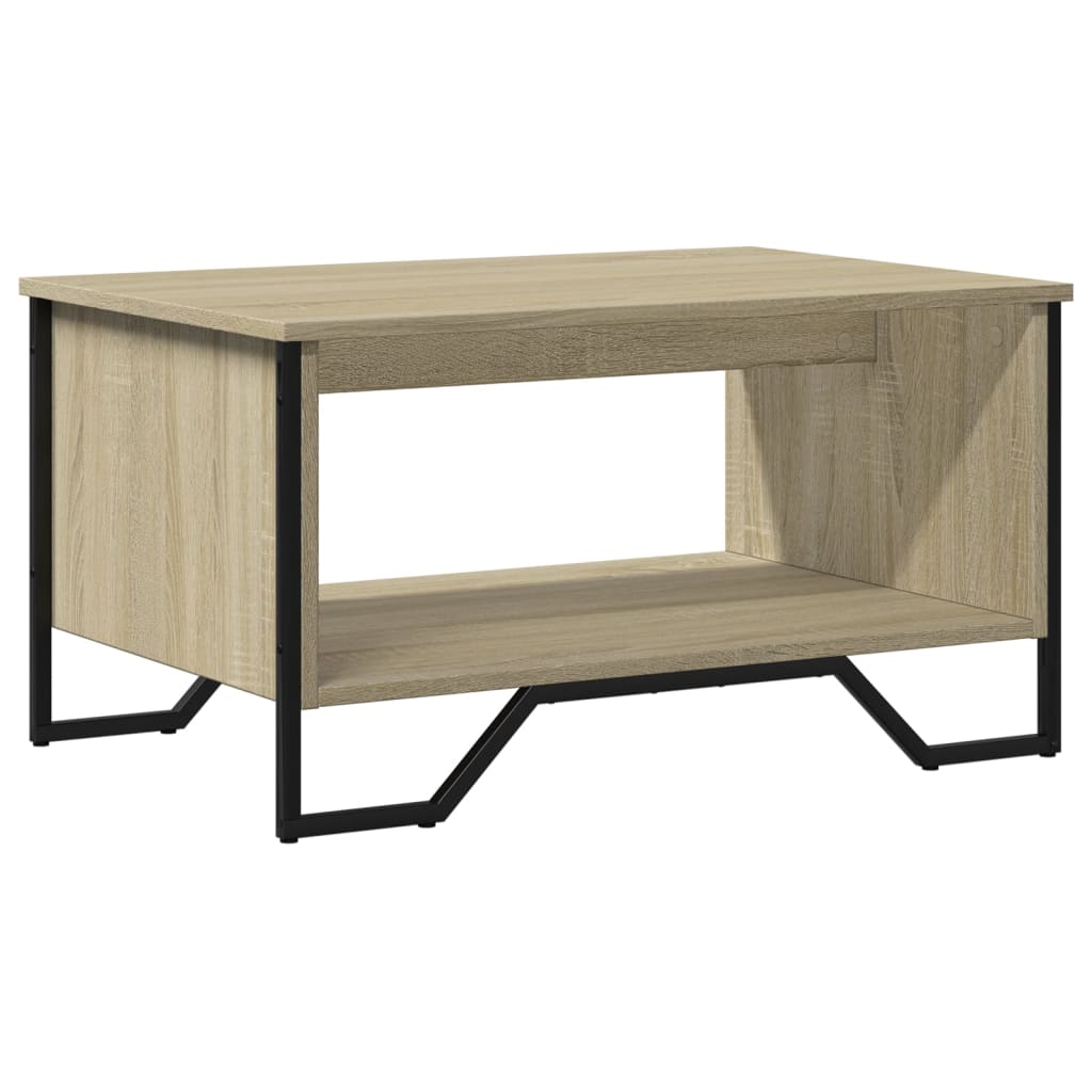 Tavolino da Salotto Rovere Sonoma 75x51x40 cm Legno Multistrato
