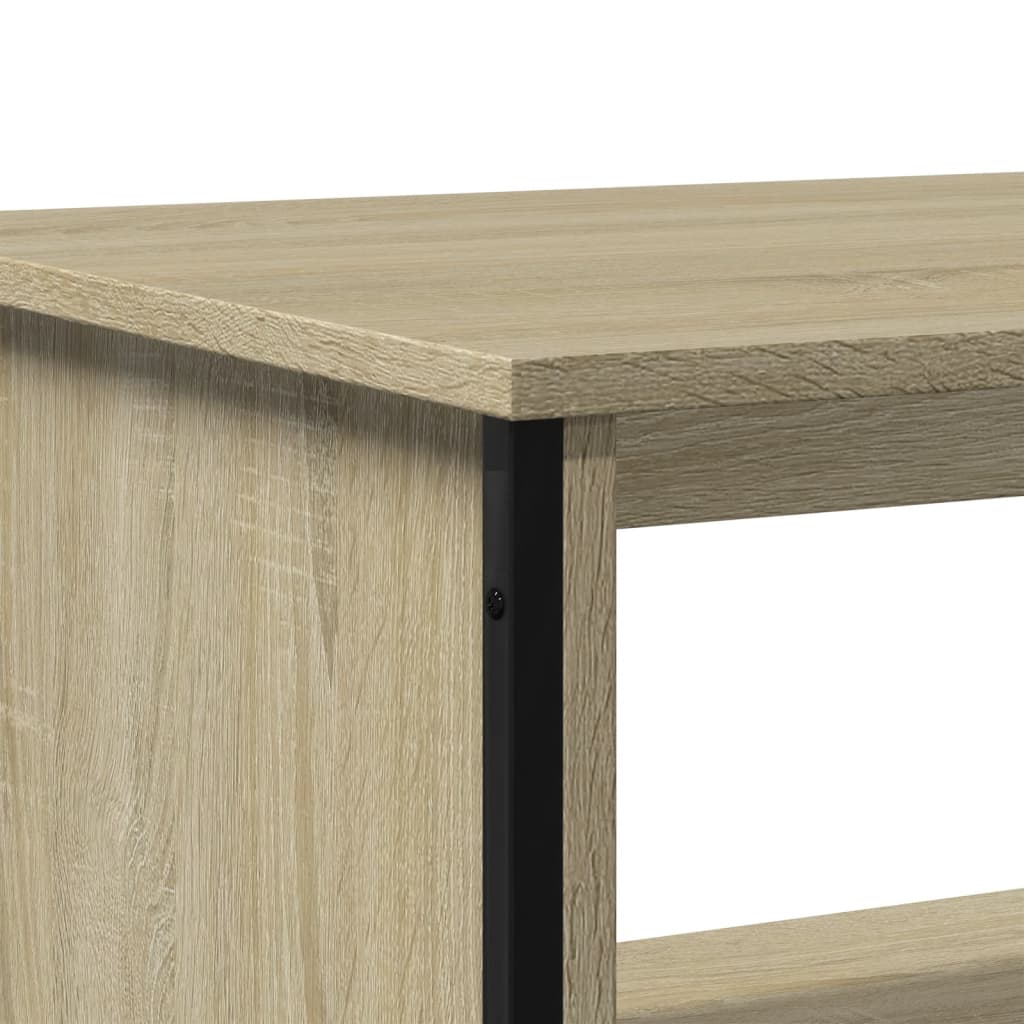 Tavolino da Salotto Rovere Sonoma 75x51x40 cm Legno Multistrato