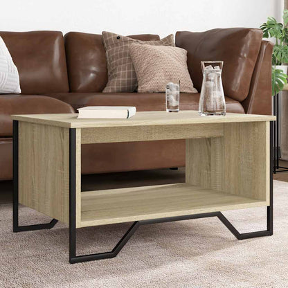 Tavolino da Salotto Rovere Sonoma 75x51x40 cm Legno Multistrato | homemem39