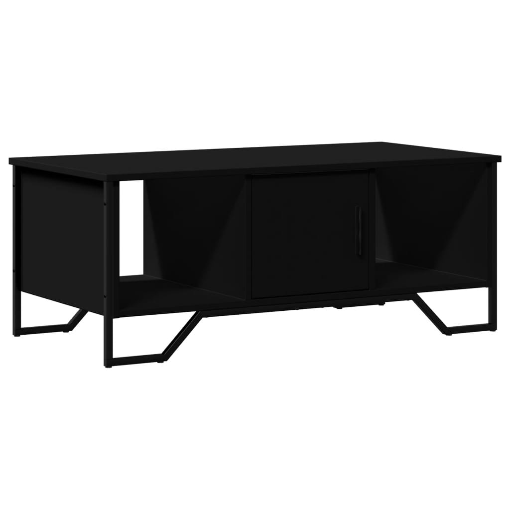 Tavolino da Salotto Nero 100x51x40 cm in Legno Multistrato | homemem39