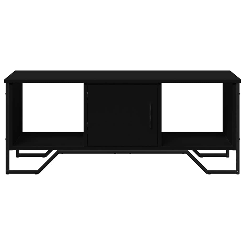Tavolino da Salotto Nero 100x51x40 cm in Legno Multistrato | homemem39