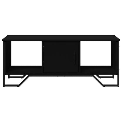 Tavolino da Salotto Nero 100x51x40 cm in Legno Multistrato | homemem39