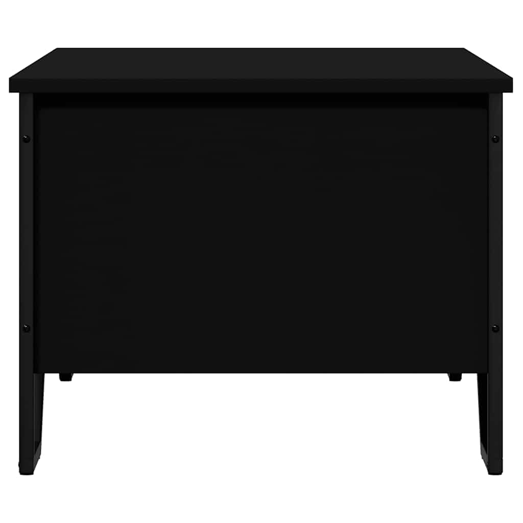 Tavolino da Salotto Nero 100x51x40 cm in Legno Multistrato
