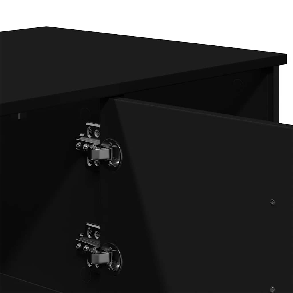 Tavolino da Salotto Nero 100x51x40 cm in Legno Multistrato | homemem39