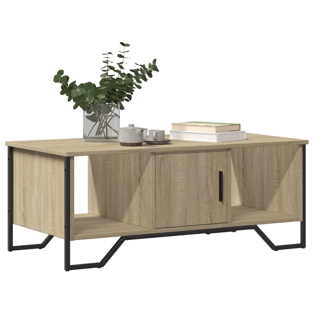 Tavolino da Salotto Rovere Sonoma 100x51x40cm Legno Multistrato