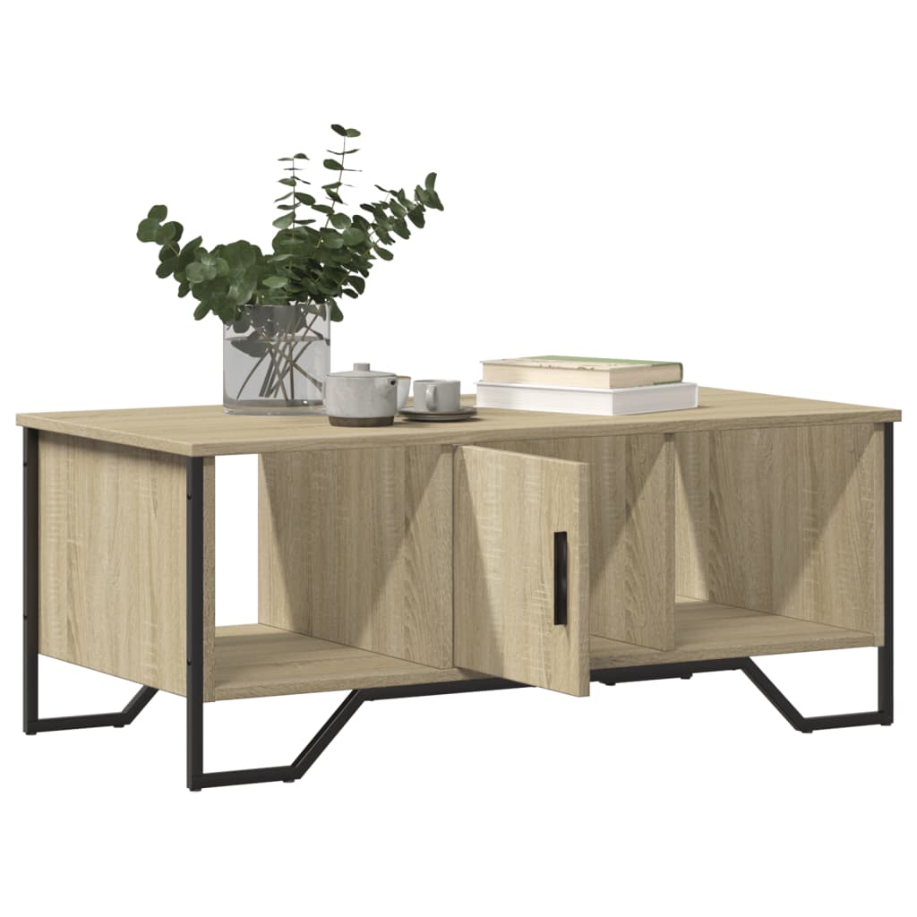 Tavolino da Salotto Rovere Sonoma 100x51x40cm Legno Multistrato