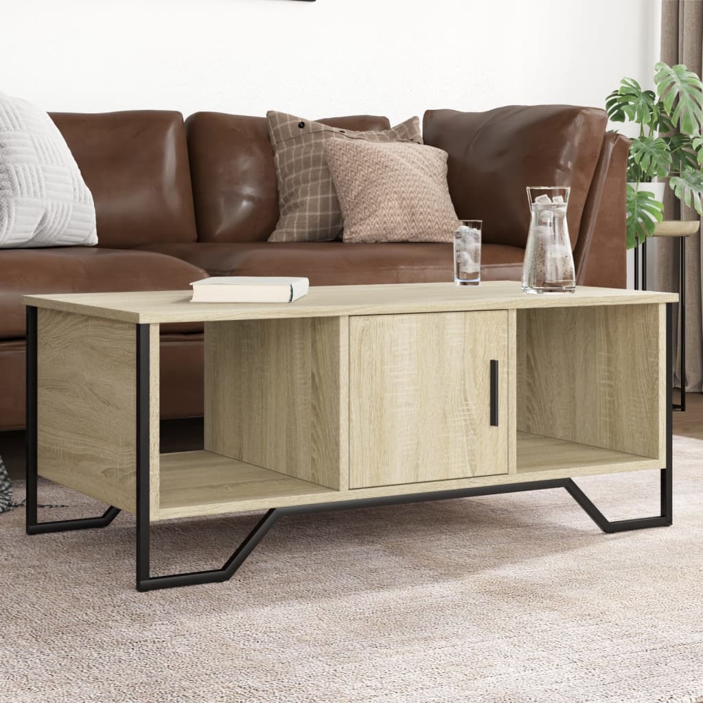 Tavolino da Salotto Rovere Sonoma 100x51x40cm Legno Multistrato