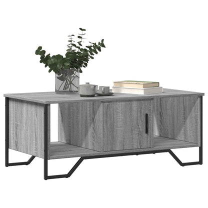 Tavolino da Salotto Grigio Sonoma 100x51x40cm Legno Multistrato