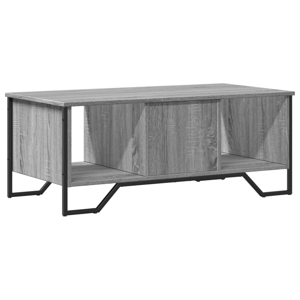 Tavolino da Salotto Grigio Sonoma 100x51x40cm Legno Multistrato
