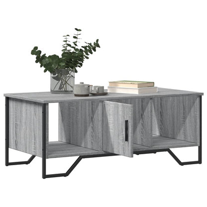 Tavolino da Salotto Grigio Sonoma 100x51x40cm Legno Multistrato