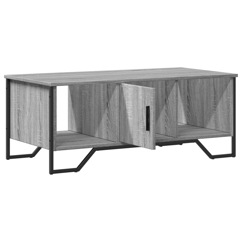 Tavolino da Salotto Grigio Sonoma 100x51x40cm Legno Multistrato