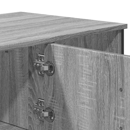 Tavolino da Salotto Grigio Sonoma 100x51x40cm Legno Multistrato