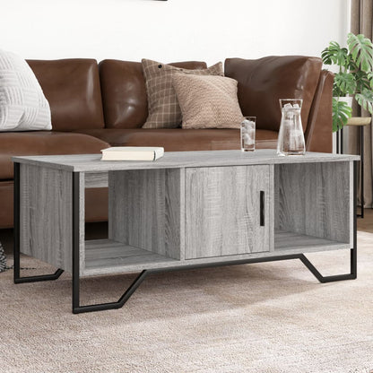 Tavolino da Salotto Grigio Sonoma 100x51x40cm Legno Multistrato