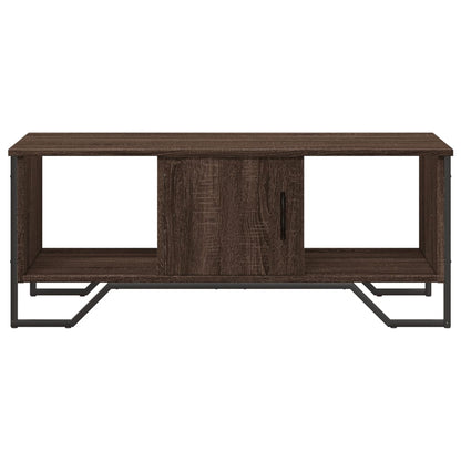 Tavolino Salotto Rovere Marrone 100x51x40 cm Legno Multistrato | homemem39