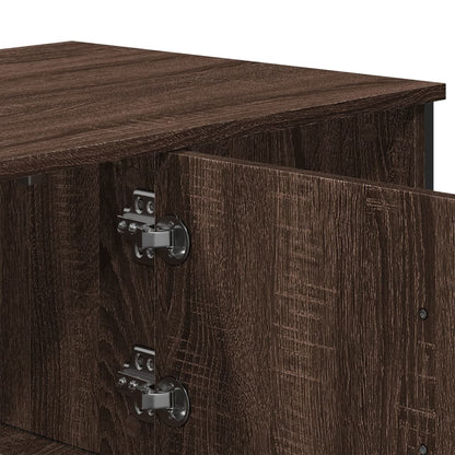 Tavolino Salotto Rovere Marrone 100x51x40 cm Legno Multistrato