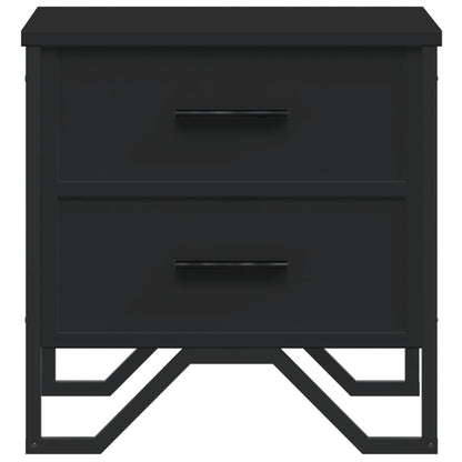 Comodini 2 pz Neri 40x41x40 cm in Truciolato - homemem39