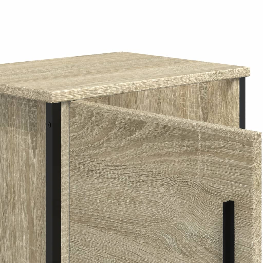 Comodini Rovere Sonoma 2 pz 40x30x40 cm in Legno Multistrato | homemem39