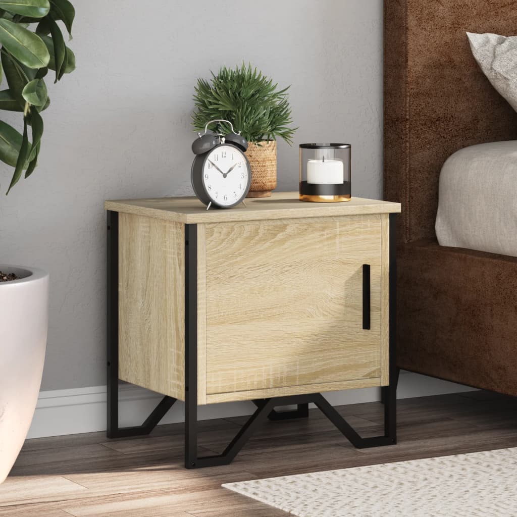 Comodini Rovere Sonoma 2 pz 40x30x40 cm in Legno Multistrato | homemem39