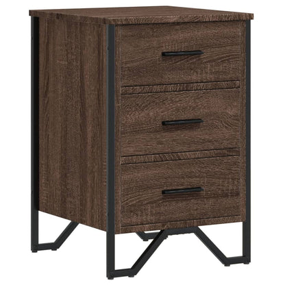 Comodino Rovere Marrone 40x41x60 cm in Legno Multistrato | homemem39