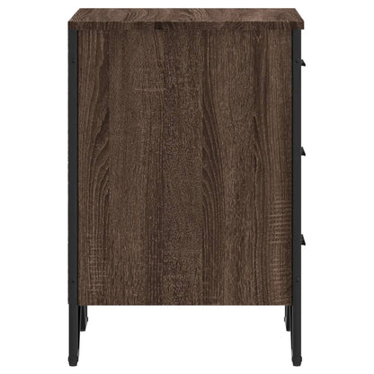 Comodino Rovere Marrone 40x41x60 cm in Legno Multistrato | homemem39