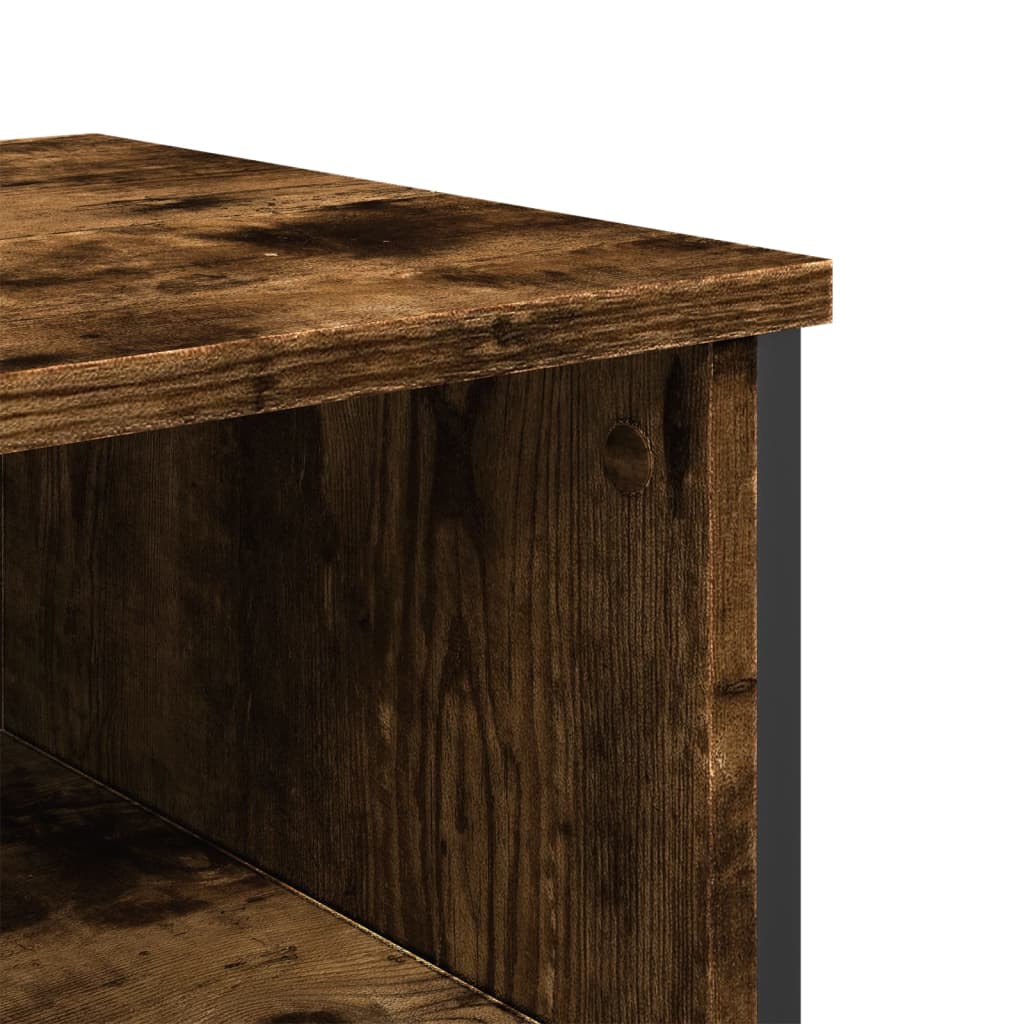 Tavolo Consolle Rovere Fumo 100x35x74,5 cm in Truciolato | homemem39